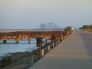 San Pedro del Pinatar, localidad de Murcia (España) en las riberas del mar Mediterráneo y del Mar...