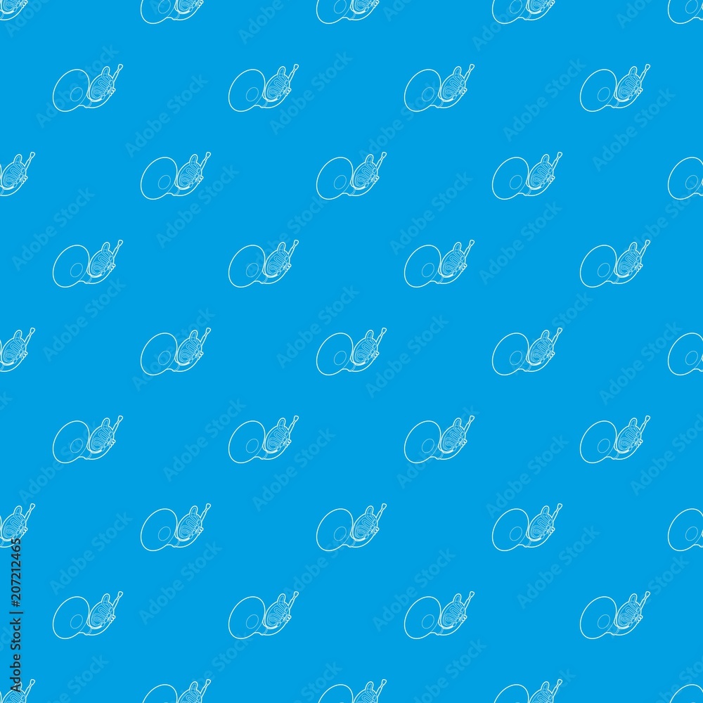 Poster brass pipe pattern vector seamless blue repeat for any use