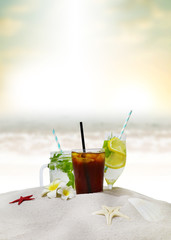 hello summer holiday background & object