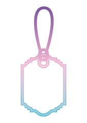 commercial tag hanging icon vector illustration design