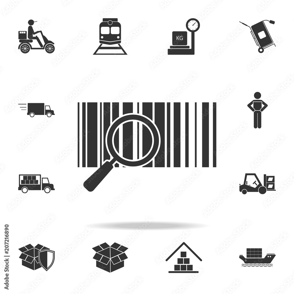 Poster scan bar code icon. detailed set of logistic icons. premium graphic design. one of the collection ic