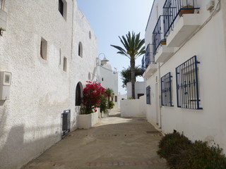 Agua Amarga, localidad en el Cabo de Gata municipio de Níjar, en la provincia de Almería (Andalucia,España)