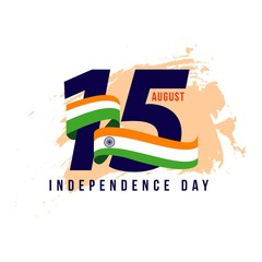 India Independent Day Vector Template Design Illustration