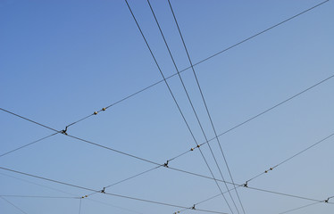 電線　空　素材