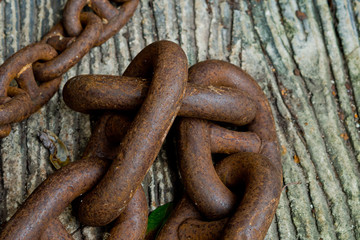 chain on floor, chain background, iron, rust
