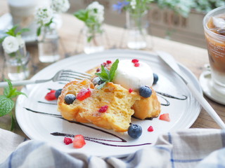 オシャレなフレンチトーストでモーニング