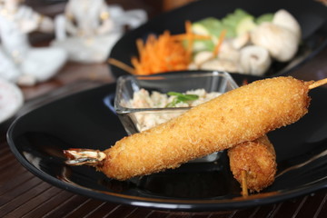 Kushiage Queso Gouda