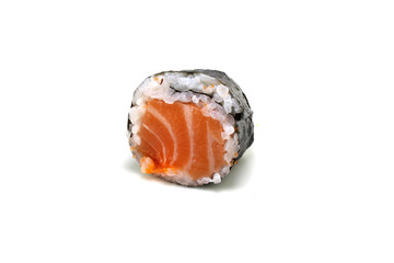 japan traditional sushi on isloted white background