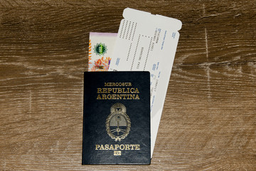 Argentina Passport & Boarding Pass