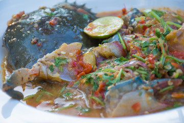 Spicy Roe Crab Salad