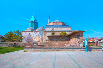 Mausoleum of Mevlana in Konya. Turkey.