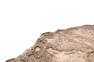 stone mountain isolated on white background