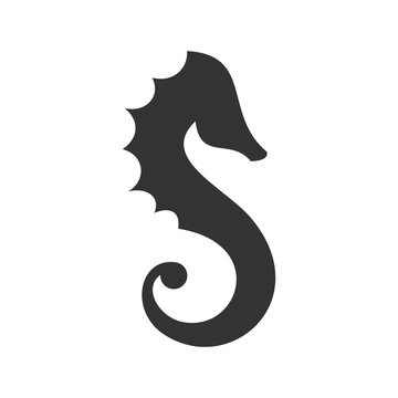 seahorse logo. sea animal icon. symbol. vector eps 08. Stock Vector | Adobe  Stock
