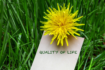 Quality of life symbol