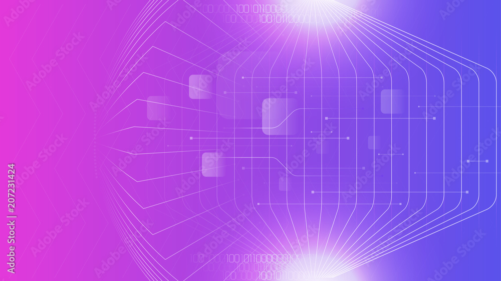 Poster tech cyber abstract background