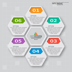 Abstract 3D Paper Infographics