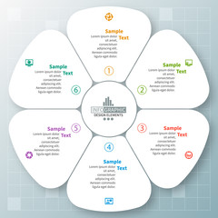 Abstract 3D Paper Infographics
