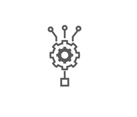 intelligence algorithm icon