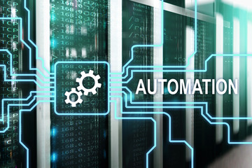 Automation of business Process and innovation technology in manufacturing. Internet and technology...