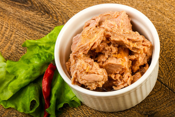 Canned tuna fish
