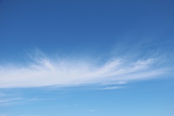Naklejka na ściany i meble beautiful clouds at the blue sky used as background