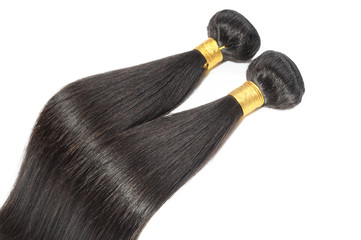 straight black human hair weaves extensions bundles