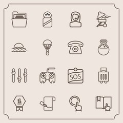 Modern, simple vector icon set with label, salt, bag, baggage, white, award, sign, spice, document, place, folder, equality, touch, blank, bbq, finger, luggage, travel, airport, button, file icons