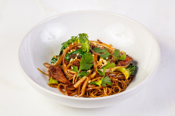 Egg noodle with sauce