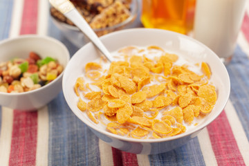 Bowl of healthy muesli
