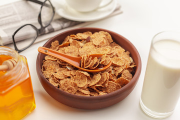 Bowl of healthy muesli