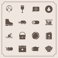 Modern, simple vector icon set with sea, modern, seashell, space, alcohol, shell, marine, face, glass, technology, celebration, avatar, business, favour, buoy, profile, sound, help, lifebuoy icons