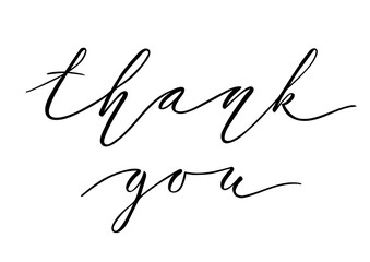 thank you lettering