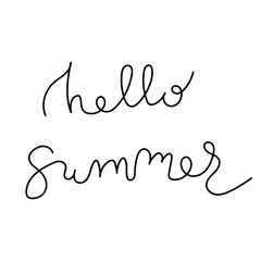 Summer Cartoon Lettering