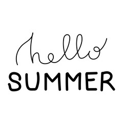 Summer Cartoon Lettering