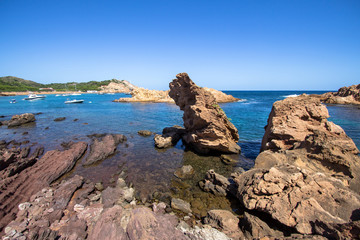 Fototapeta na wymiar Cala Pregonda, Menorca, Spain