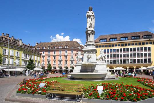 Bolzano city square, Italy
