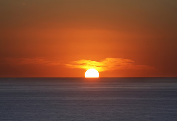 Fototapeta na wymiar Sunset near Mnajdra. Malta