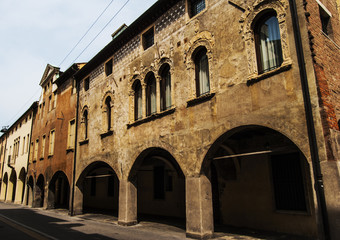 Fototapeta na wymiar Padua street Italy