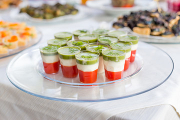 assortment cheese Appetizers and finger food