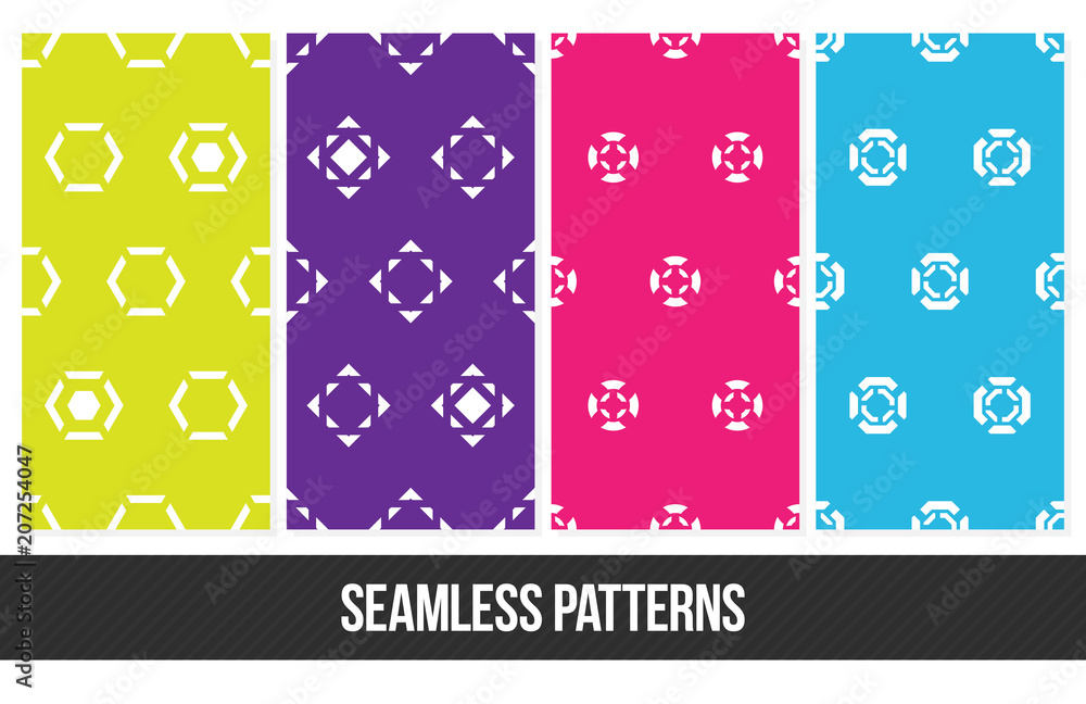 Poster seamless pattern. vector background