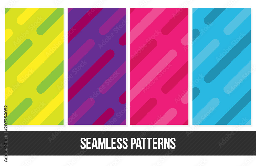 Poster seamless pattern. vector background