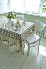 Breakfast table summer tablecloth 