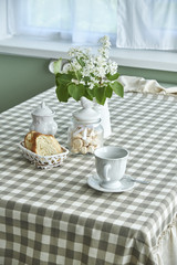 Breakfast table summer tablecloth 