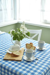 Breakfast table summer tablecloth 