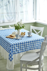 Breakfast table summer tablecloth 