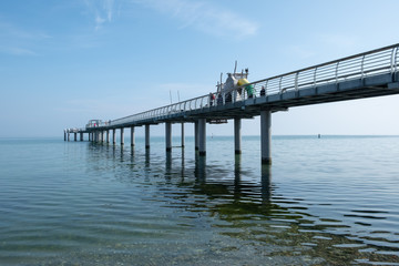 Obraz premium Seebrücke in Niendorf/Ostsee