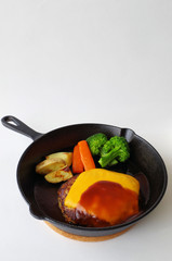 チーズハンバーグ