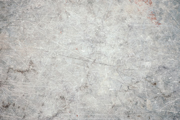 Gray grunge surface. Template. Shabby, scratched.
