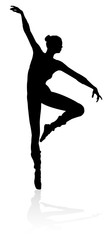 Dancing Ballet Dancer Silhouette © Christos Georghiou