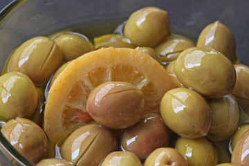 Yağlı , limonlu zeytin